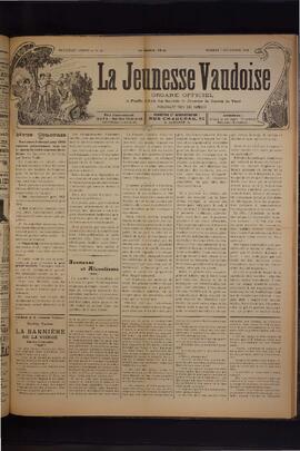 Journal, La Jeunesse Vaudoise, Pré-FVJC, 1901 N°49