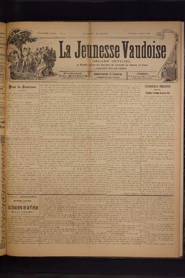 Journal, La Jeunesse Vaudoise, Pré-FVJC, 1902 N°9