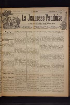 Journal, La Jeunesse Vaudoise, Pré-FVJC, 1901 N°11