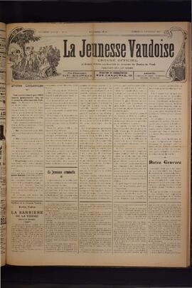Journal, La Jeunesse Vaudoise, Pré-FVJC, 1901 N°47
