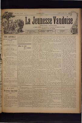 Journal, La Jeunesse Vaudoise, Pré-FVJC, 1901 N°21