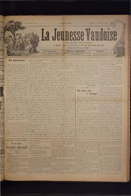Journal, La Jeunesse Vaudoise, Pré-FVJC, 1901 N°42