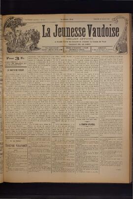 Journal, La Jeunesse Vaudoise, Pré-FVJC, 1901 N°13
