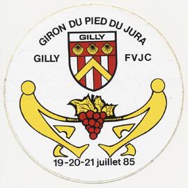 Autocollant, Giron du Pied du Jura, Gilly