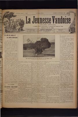 Journal, La Jeunesse Vaudoise, Pré-FVJC, 1901 N°38