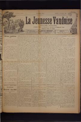 Journal, La Jeunesse Vaudoise, Pré-FVJC, 1901 N°45