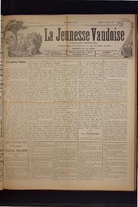 Journal, La Jeunesse Vaudoise, Pré-FVJC, 1901 N°12