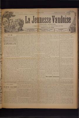 Journal, La Jeunesse Vaudoise, Pré-FVJC, 1901 N°8