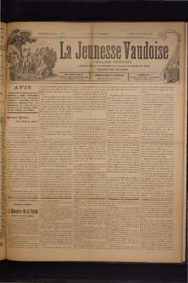 Journal, La Jeunesse Vaudoise, Pré-FVJC, 1902 N°5