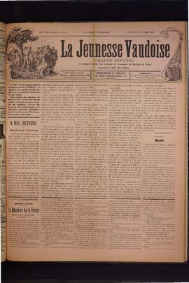 Journal, La Jeunesse Vaudoise, Pré-FVJC, 1901 N°50