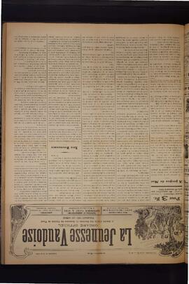Journal, La Jeunesse Vaudoise, Pré-FVJC, 1901 N°20