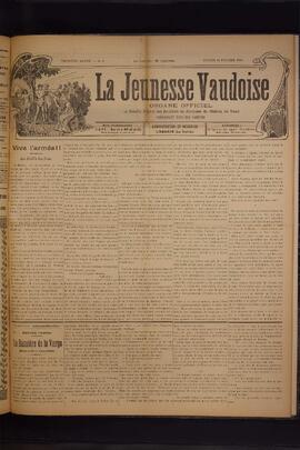 Journal, La Jeunesse Vaudoise, Pré-FVJC, 1902 N°8