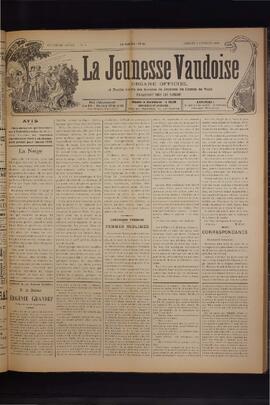 Journal, La Jeunesse Vaudoise, Pré-FVJC, 1901 N°6