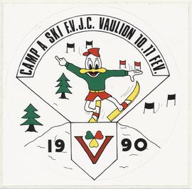 Autocollant, Camp de Ski, Vaulion