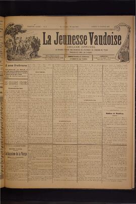 Journal, La Jeunesse Vaudoise, Pré-FVJC, 1902 N°7