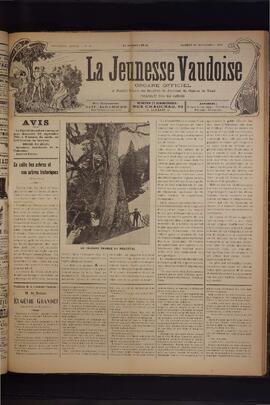 Journal, La Jeunesse Vaudoise, Pré-FVJC, 1901 N°39