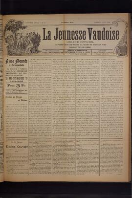 Journal, La Jeunesse Vaudoise, Pré-FVJC, 1901 N°14