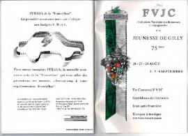 Livret de fête, Tir Cantonal & 75ème, Gilly
