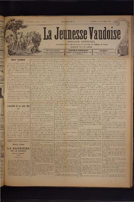 Journal, La Jeunesse Vaudoise, Pré-FVJC, 1901 N°46