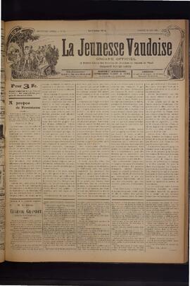 Journal, La Jeunesse Vaudoise, Pré-FVJC, 1901 N°19