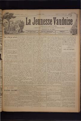 Journal, La Jeunesse Vaudoise, Pré-FVJC, 1901 N°43