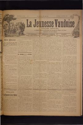 Journal, La Jeunesse Vaudoise, Pré-FVJC, 1902 N°3