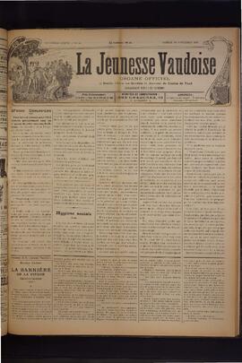Journal, La Jeunesse Vaudoise, Pré-FVJC, 1901 N°48