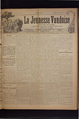 Journal, La Jeunesse Vaudoise, Pré-FVJC, 1901 N°4