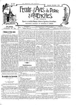Feuille d’avis du district d’Avenches, Canton de Vaud