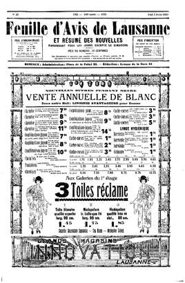 Feuille d'avis de Lausanne, Bureau Cantonal placement FVJC