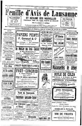 Feuille d'avis de Lausanne, Bibliographies