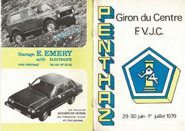 Livret de fête, Giron du Centre, Penthalaz