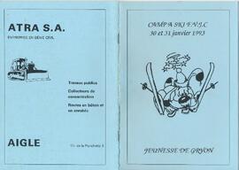Livret de fête, Camp de Ski, Gryon